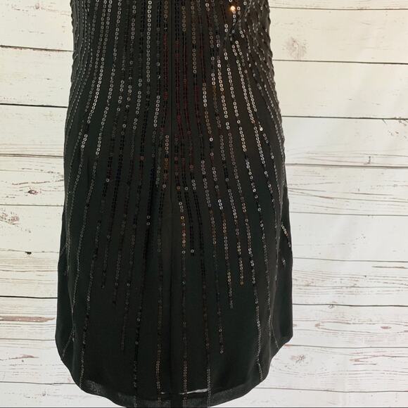 White House Black Market sequin black party dress - Picture 6 of 7